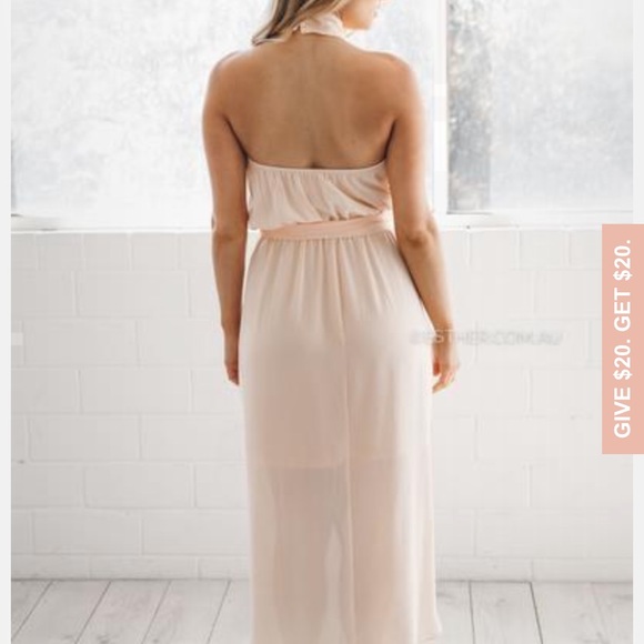 Esther luxe Amaryllis dress- soft peach. Size 14. NWT - Picture 2 of 7